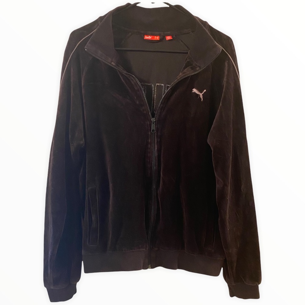 PUMA Vintage Velour Full Zip Jacket